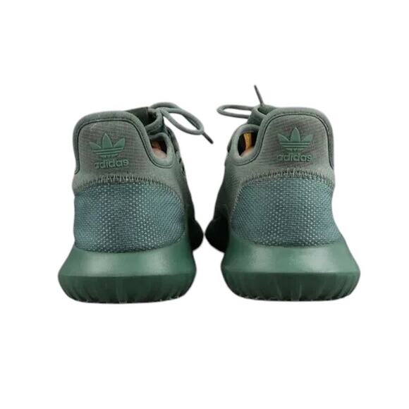 Adidas Shoes Kids 5.5 Athletic Trainer Tubular Shadow Sneakers Running Green Low - Picture 9 of 14